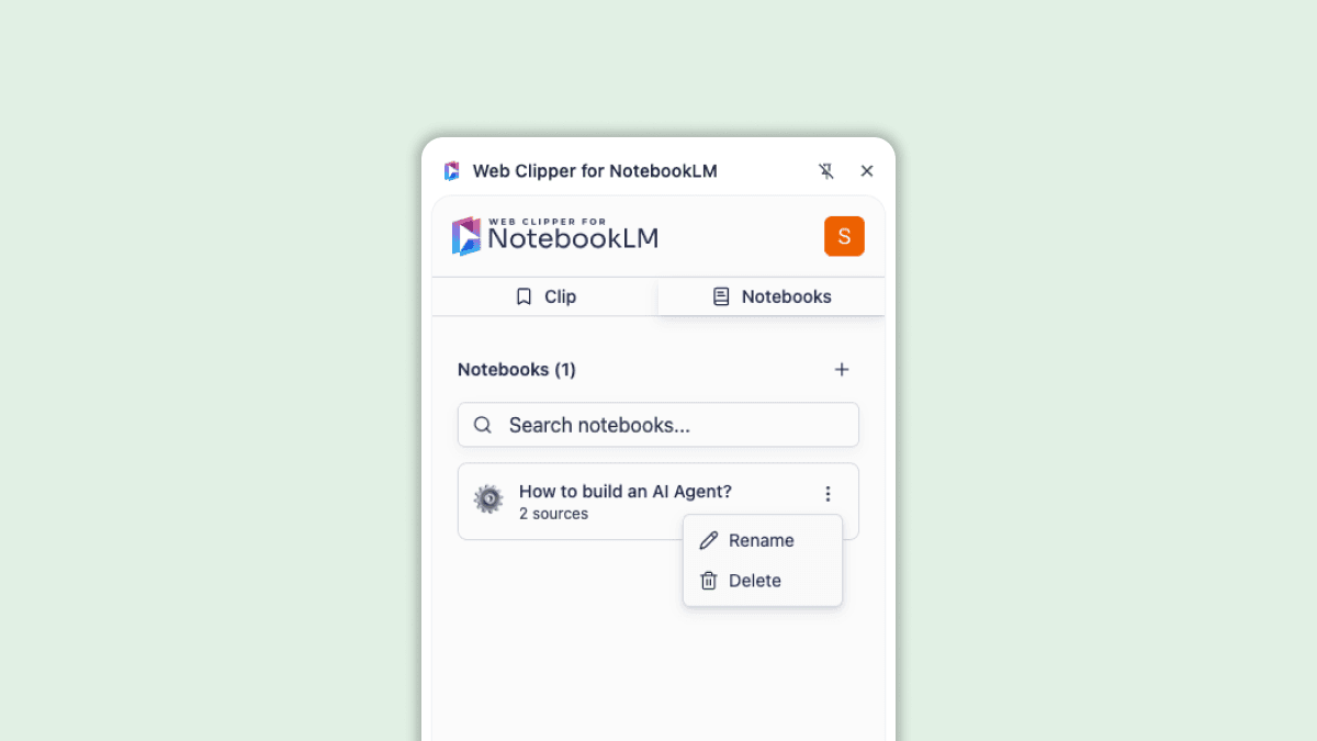 Manage Notebooks as You Browse