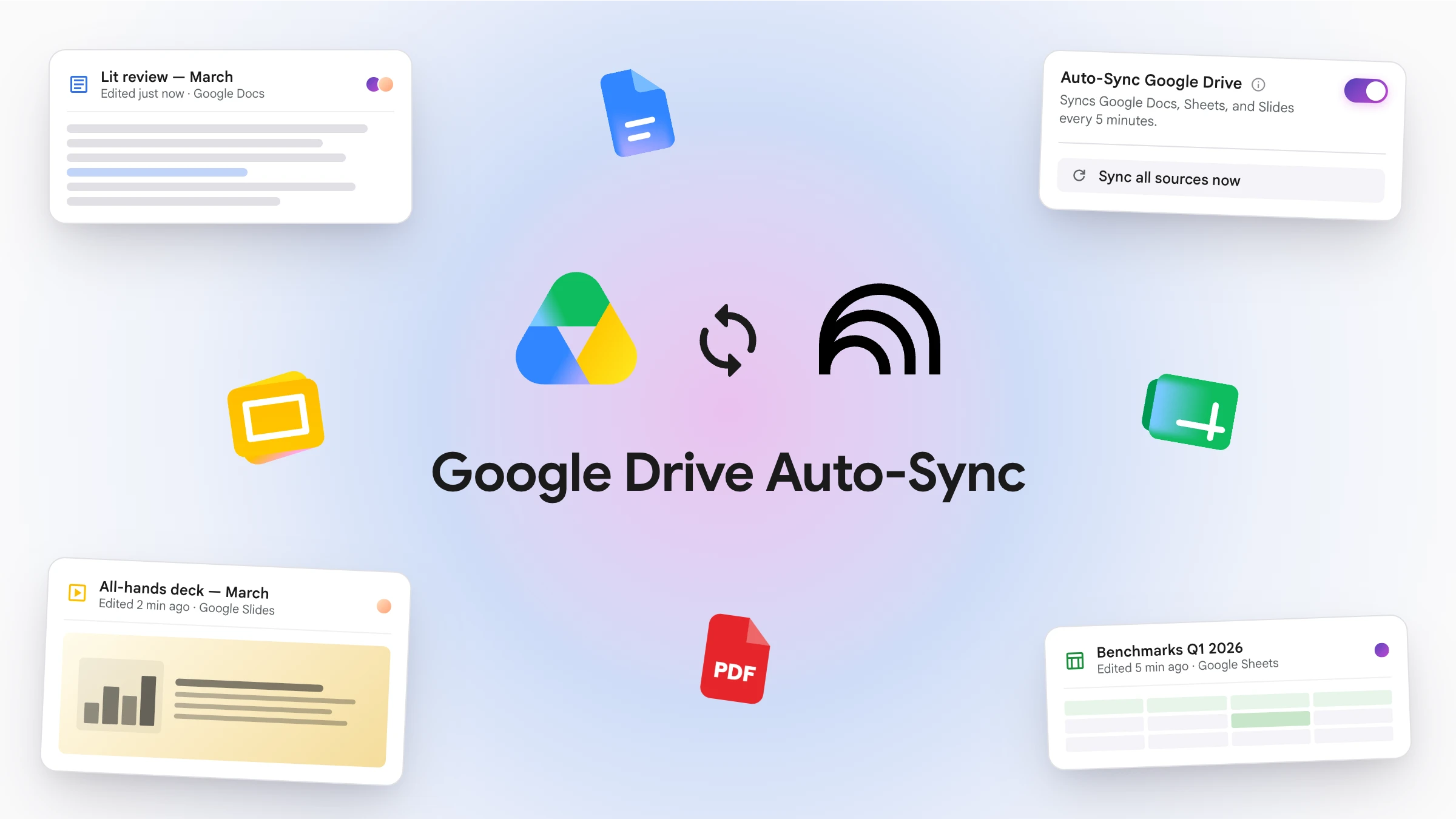 Auto-Sync Google Drive Sources